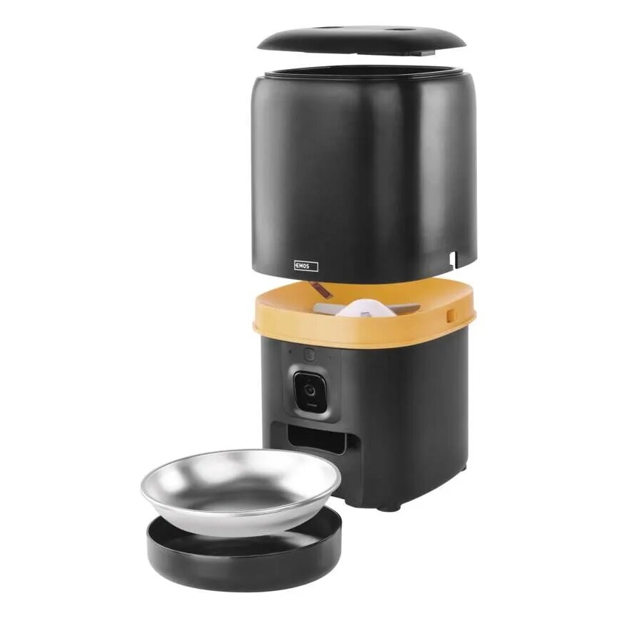 Automatický dávkovač krmiva s mikrofónom a kamerou 4l/5V/3xD Wi-Fi