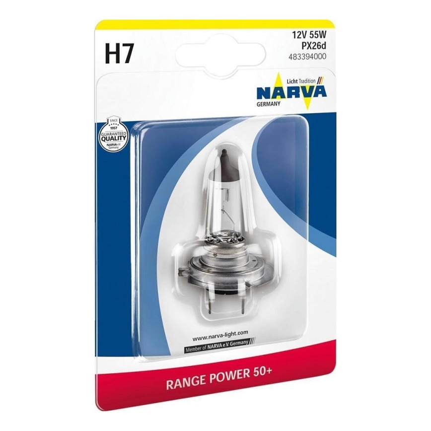 Autožiarovka H7 PX26d/55W/12V - Narva 48339RPNVAB1
