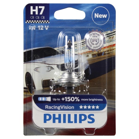 Autožiarovka Philips RACINGVISION 12972RVB1 H7 PX26d/55W/12V 3500K