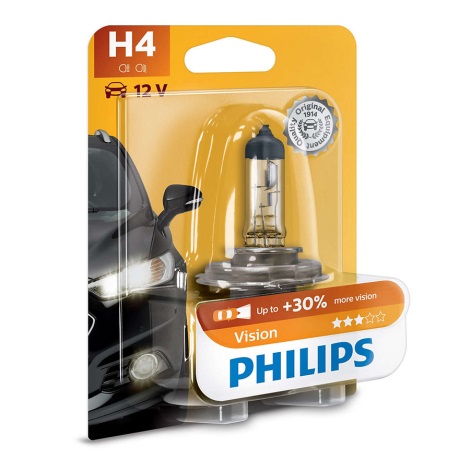 Autožiarovka Philips VISION 12342PRB1 H4 P43t-38/60W/55W/12V 3200K