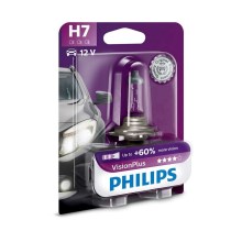 Autožiarovka Philips VISIONPLUS 12972VPB1  H7 PX26d/55W/12V