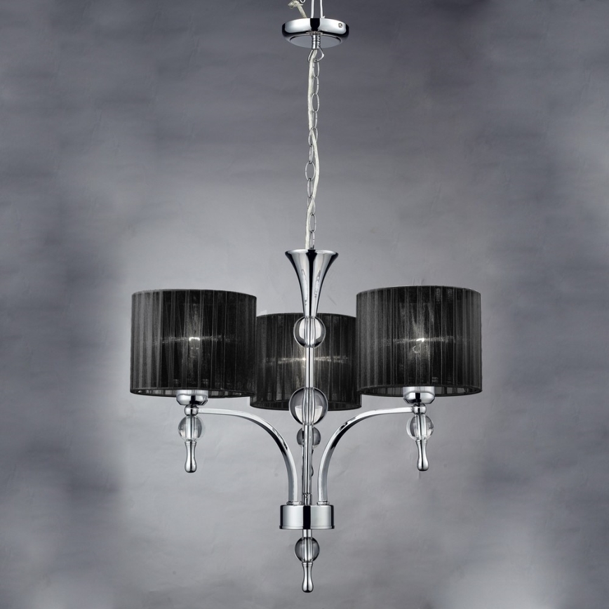 Azzardo AZ0498 - Luster na reťazi IMPRESS 3xE27/60W/230V