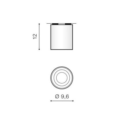 Azzardo AZ0779 - Stropné svietidlo BROSS 1xGU10/50W/230V