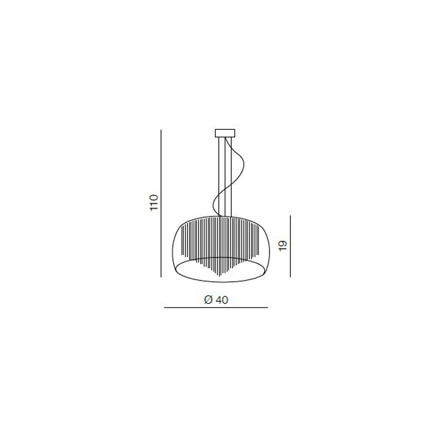 Azzardo AZ0999 - Luster na lanku REGO 5xG9/40W/230V