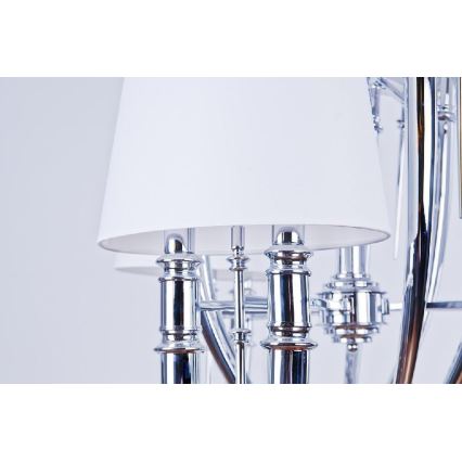 Azzardo AZ1389 - Luster na reťazi DIABLO 12xE14/11W/230V biela