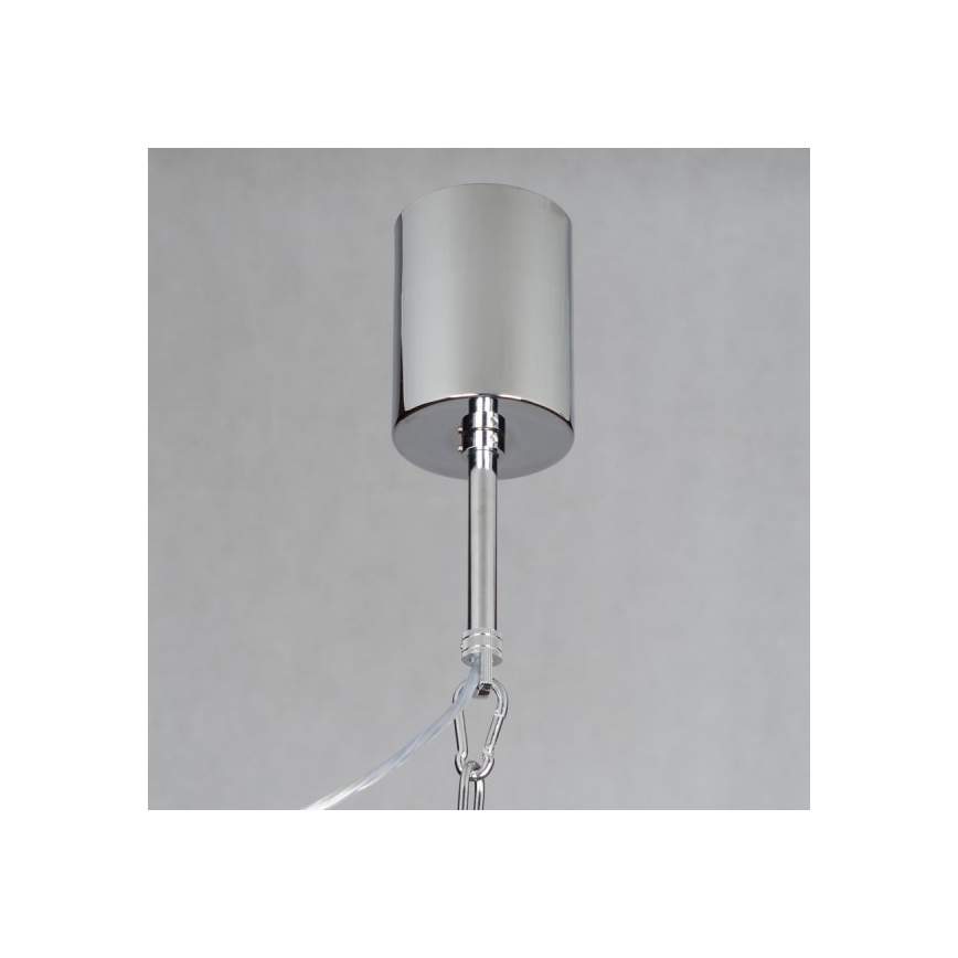 Azzardo AZ1417 - Luster na reťazi DIABLO 12xE14/11W/230V čierna