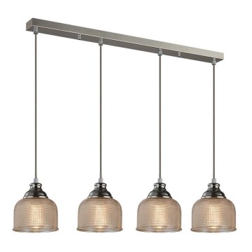 Azzardo AZ2111 - Luster na lanku MORA 4xE27/60W/230V