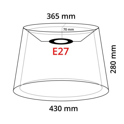 Azzardo AZ2609 - Tienidlo SHADE pr. 430mm