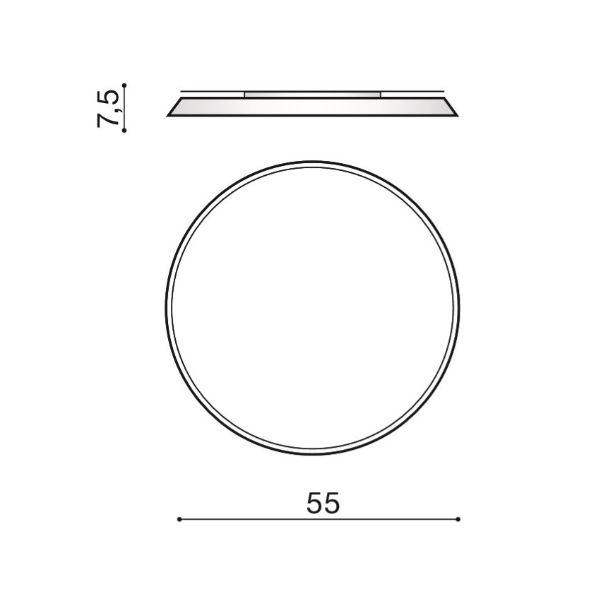 Azzardo AZ2739 - LED stropné svietidlo CORTONA LED/50W/230V 4000K