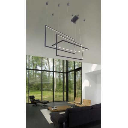 Azzardo AZ2914 - LED Stmievateľný luster na lanku METRIC 3xLED/135W/230V
