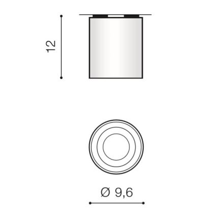 Azzardo AZ2955 - Stropné svietidlo BROSS 1xGU10/50W/230V