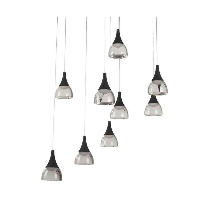 Azzardo AZ3143 - LED Stmievateľný luster na lanku DALMATIA 9xLED/5W/230V