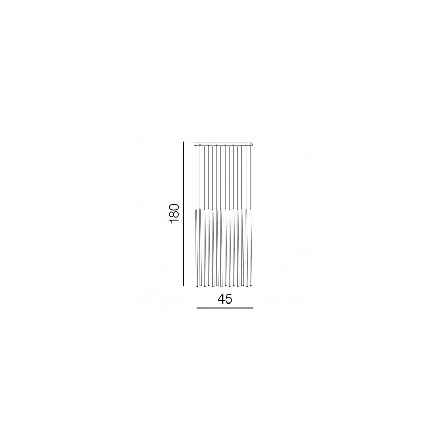 Azzardo AZ3424 - LED Luster na lanku LOUISE 14xLED/3W/230V