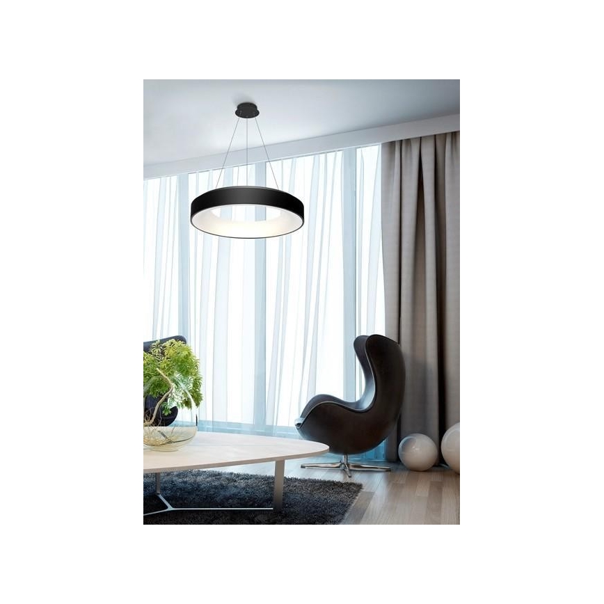 Azzardo AZ3449 - LED Stmievateľný lustsr na lanku SOVANA LED/80W/230V + diaľkové ovládanie