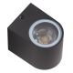 Azzardo AZ4265 - Vonkajšie nástenné svietidlo RIMINI 1xGU10/35W/230V IP54 guľatý