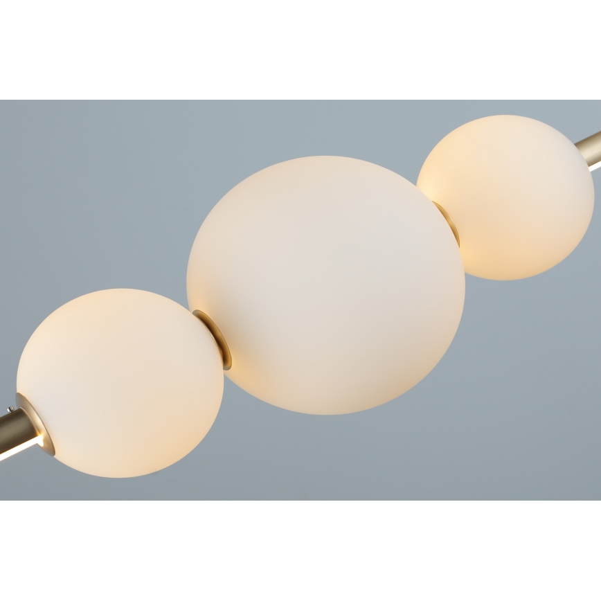Azzardo AZ4427 - LED Stmievateľný luster na lanku SANDRA LED/48W/230V zlatá