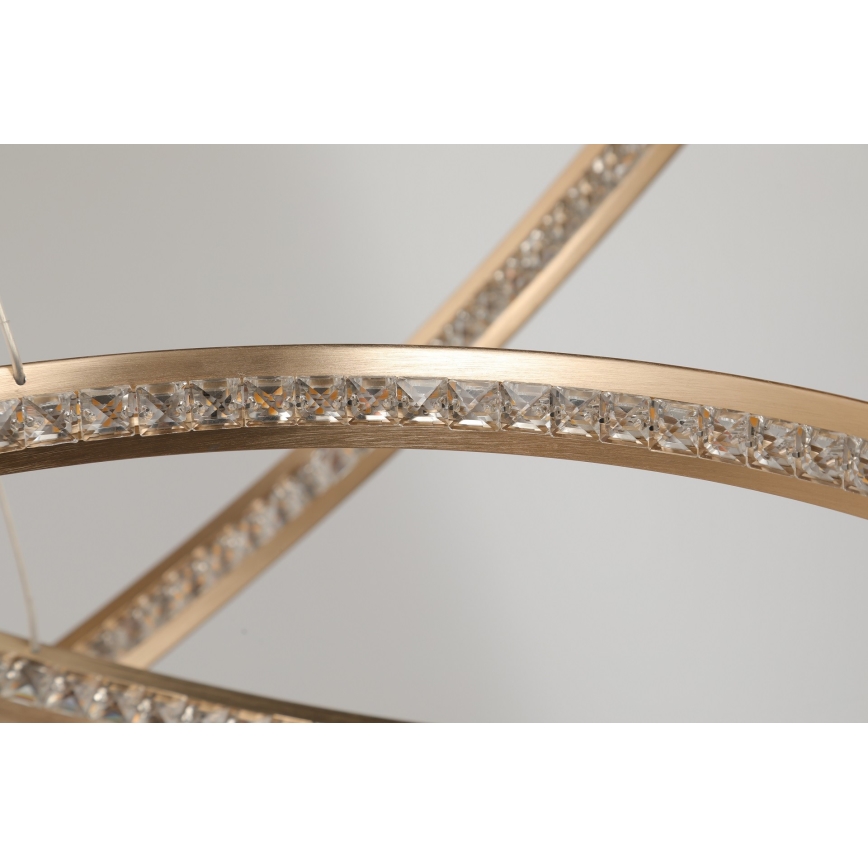 Azzardo AZ4429 - LED Luster na lanku BRIGHTON LED/55W/230V zlatá