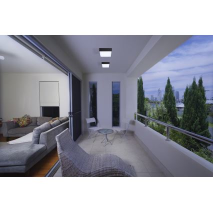 Azzardo AZ4497 - LED Vonkajšie stropné svietidlo CASPER LED/15W/230V IP54 hranatý