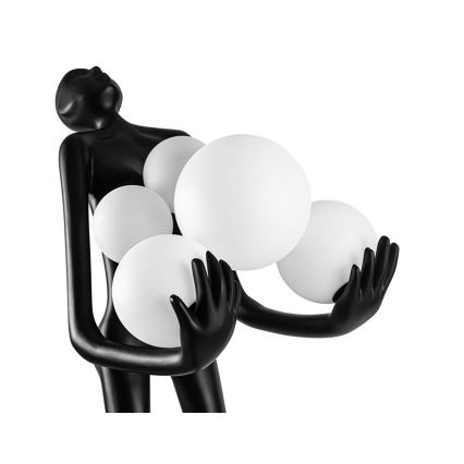 Azzardo AZ4985 - Stojacia lampa ATLAS 6xE14/50W/230V 180 cm živica