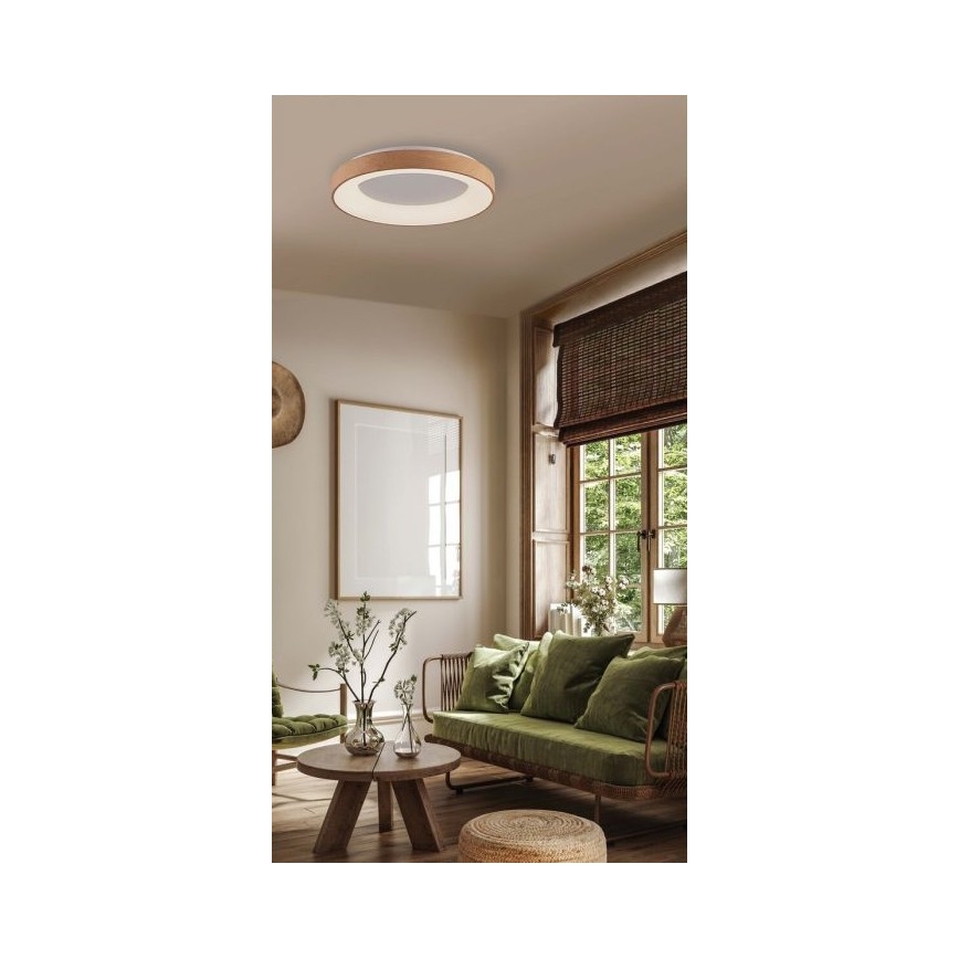 Azzardo AZ4989 - LED Stropné svietidlo SANTANA LED/30W/230V hnedá