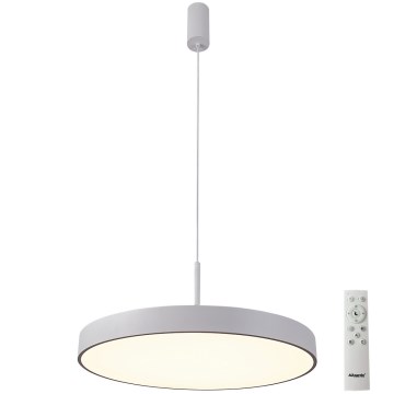 Azzardo AZ5090 - LED Stmievateľný luster na lanku MARCELLO LED/60W/230V biela + diaľkové ovládanie