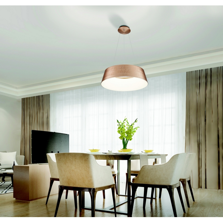 Azzardo AZ5095 - LED Stmievateľný luster na lanku EMMA LED/60W/230V zlatá + diaľkové ovládanie