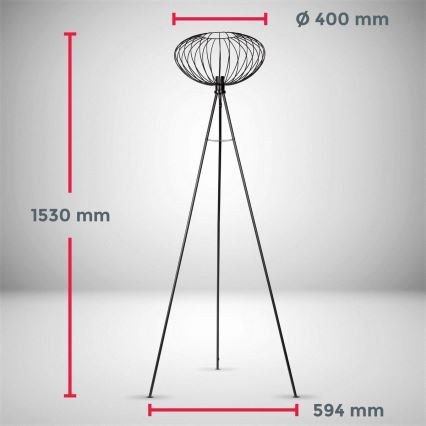 B.K. Licht 1470 - Stojacia lampa RETRO 1xE27/40W/230V