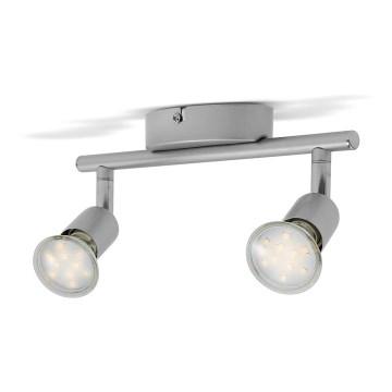 B.K.Licht 30-01-02-T - LED Bodové svietidlo ESENTIALS 2xGU10/3W/230V 3000K B.K.Licht 30-01-02-T - LED Bodové svietidlo ESENTIALS 2xGU10/3W/230V 3000K
