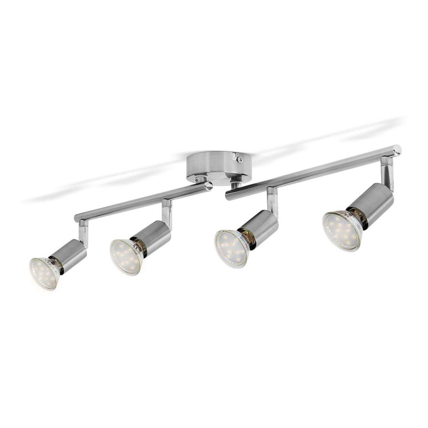 B.K.Licht BKL1024 - LED Bodové svietidlo ESENTIALS 4xGU10/3W/230V 3000K