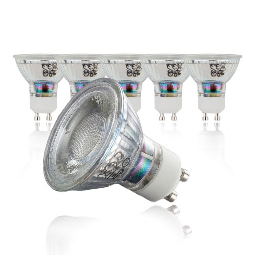 B.K.Licht - SADA 10x LED žiaroviek GU10/5W/230V 3000K