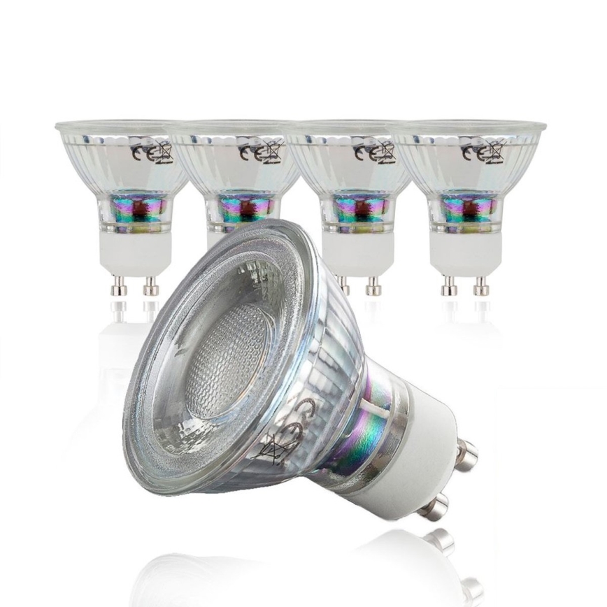 B.K.Licht - SADA 5x LED žiaroviek GU10/5W/230V 3000K