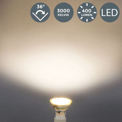B.K.Licht - SADA 5x LED žiaroviek GU10/5W/230V 3000K