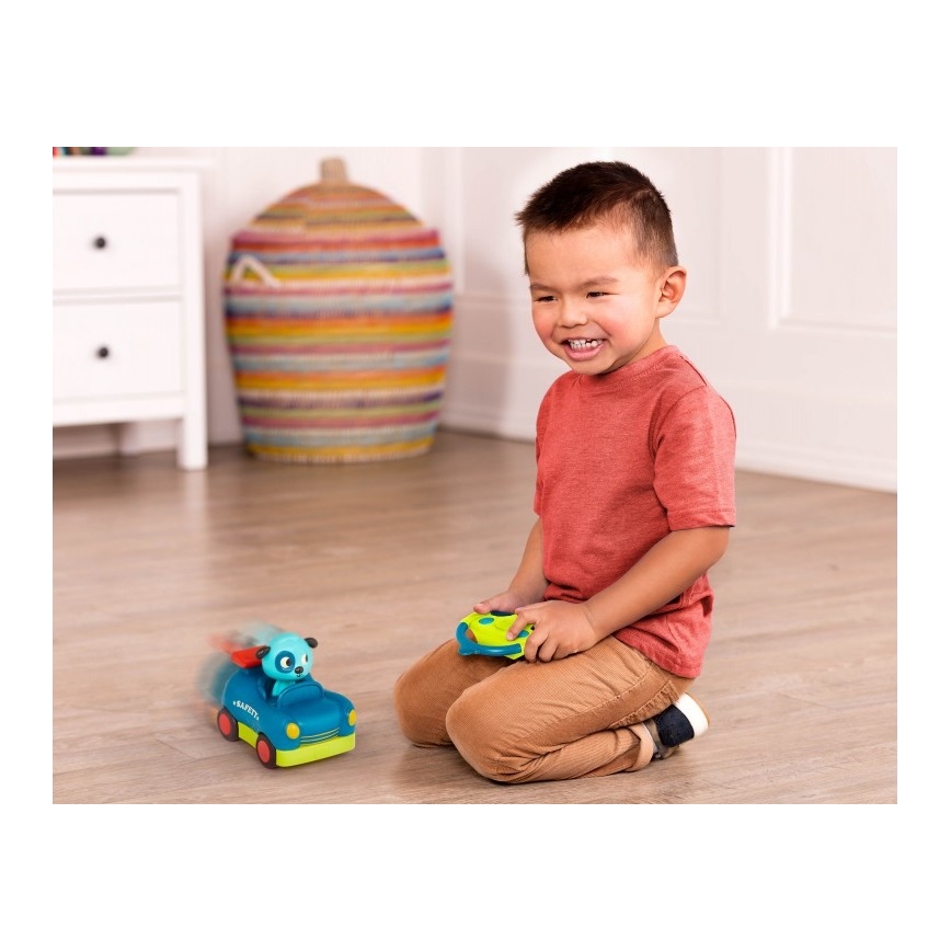 B-Toys - Autíčko na diaľkové ovládanie Psík Woofer 4xAA + 2xAAA