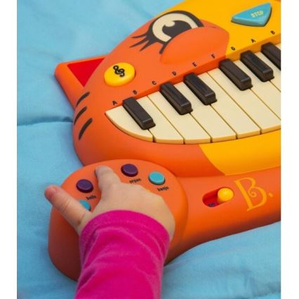 B-Toys - Detské piano s mikrofónom Kočka 4xAA