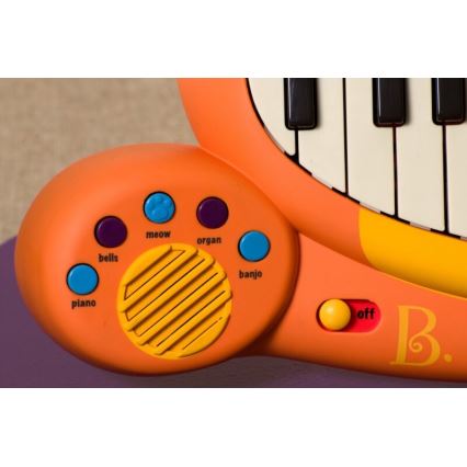 B-Toys - Detské piano s mikrofónom Kočka 4xAA