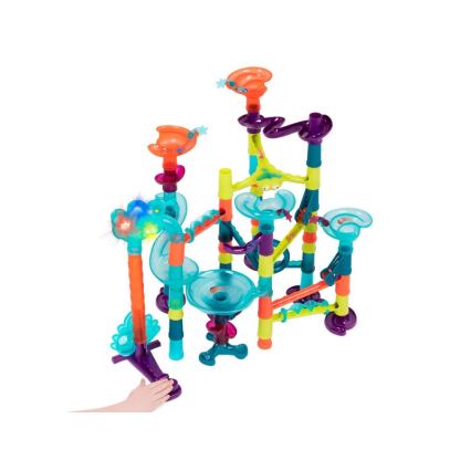 B-Toys - Gulôčková dráha MARBLE Deluxe 3xAG13