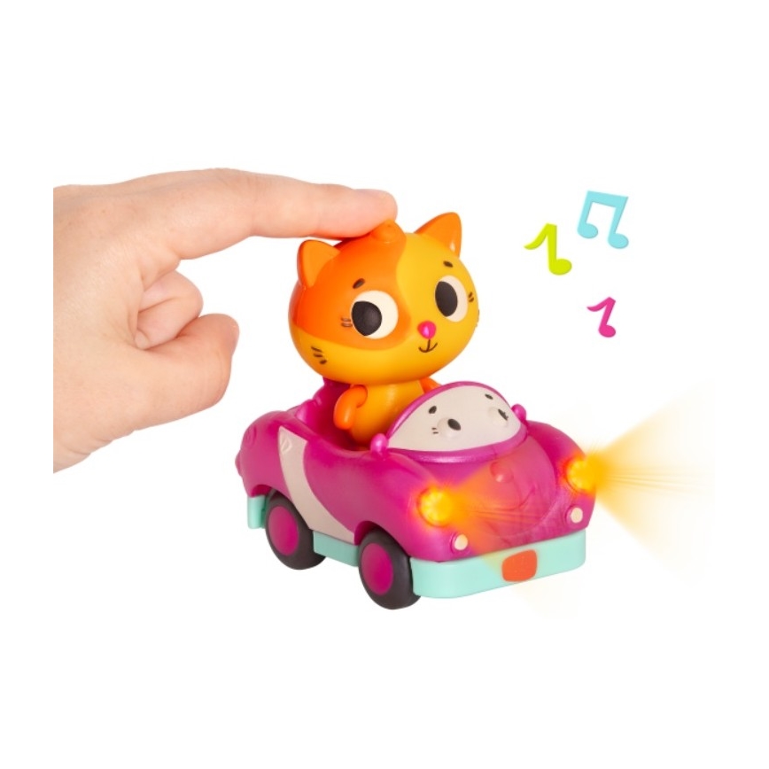 B-Toys - Svietiace autíčka s melódiou 3xAG13