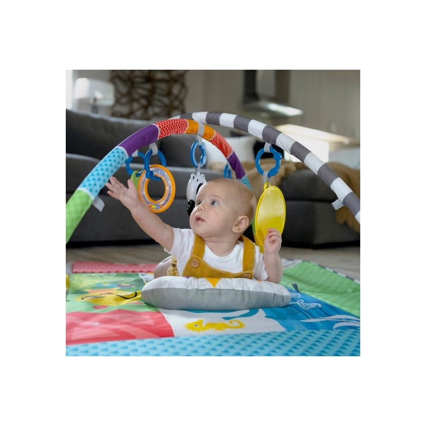 Baby Einstein - Detská hracia deka 5v1 PATCH'S COLOR PLAYSPACE 3xAAA