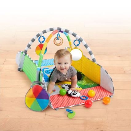 Baby Einstein - Detská hracia deka 5v1 PATCH'S COLOR PLAYSPACE 3xAAA