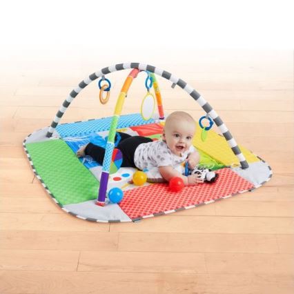 Baby Einstein - Detská hracia deka 5v1 PATCH'S COLOR PLAYSPACE 3xAAA