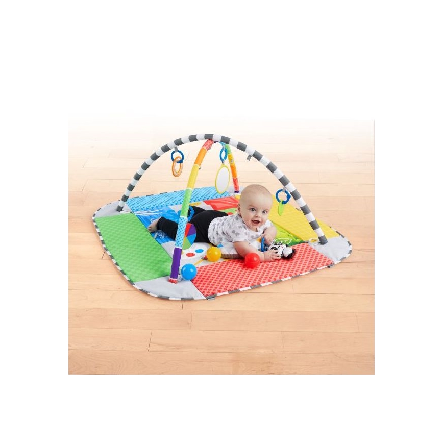 Baby Einstein - Detská hracia deka 5v1 PATCH'S COLOR PLAYSPACE 3xAAA