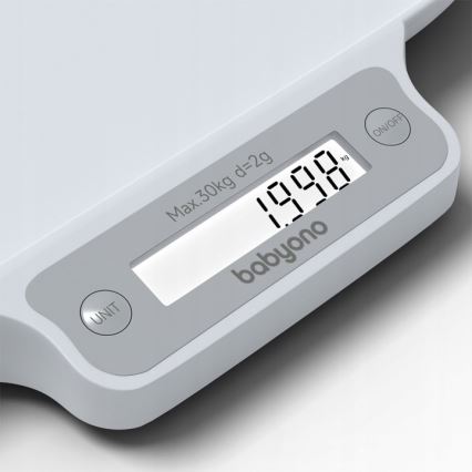 BabyOno - Elektronická váha pre deti do 30 kg 3xAAA