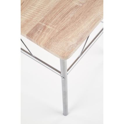 Balkónová zostava LANCE 82x50 cm kov/dub sonoma