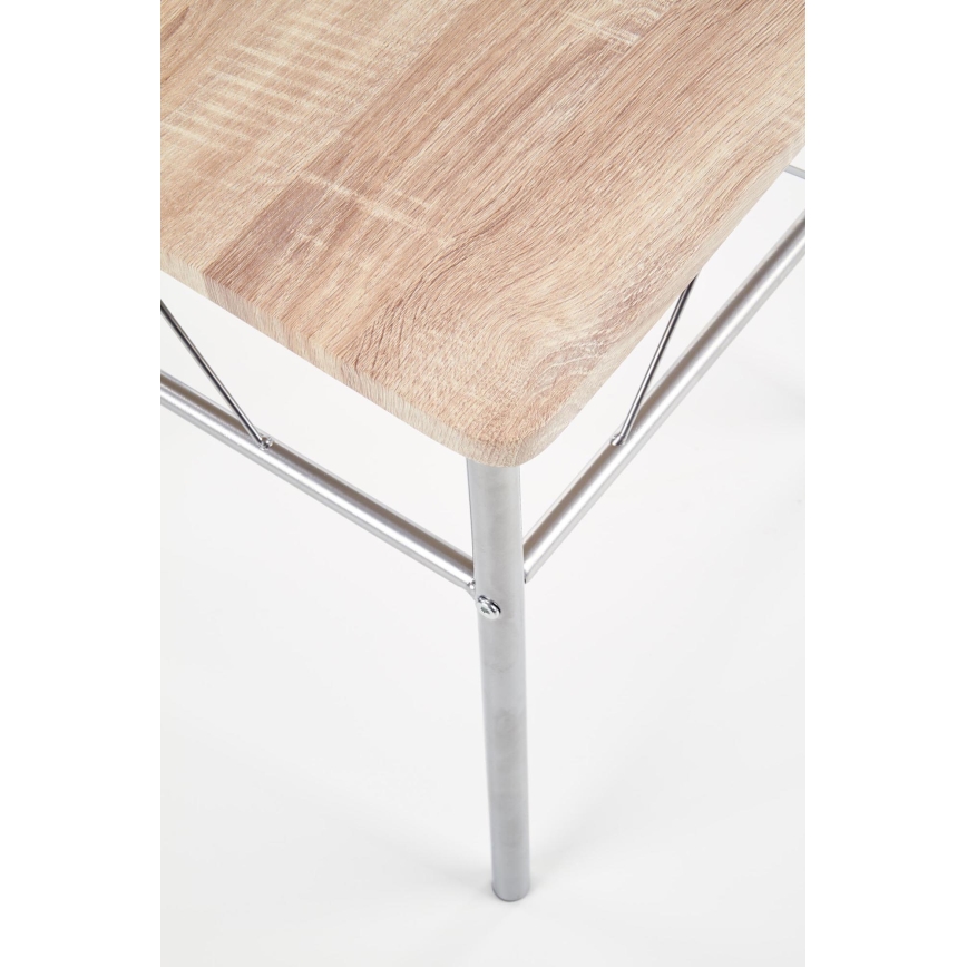 Balkónová zostava LANCE 82x50 cm kov/dub sonoma