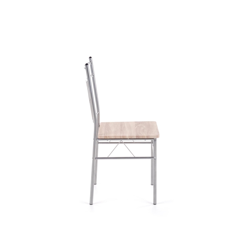 Balkónová zostava LANCE 82x50 cm kov/dub sonoma