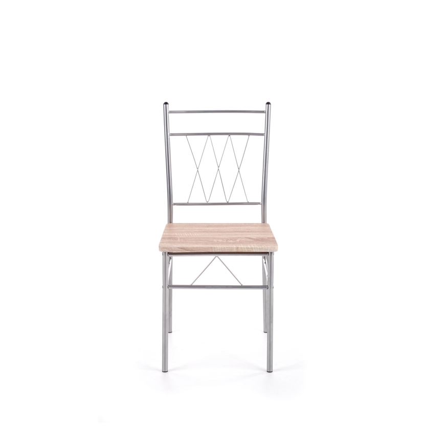 Balkónová zostava LANCE 82x50 cm kov/dub sonoma