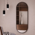 Baltica Design - Nástenné zrkadlo TINY BORDER 140x60 cm čierne