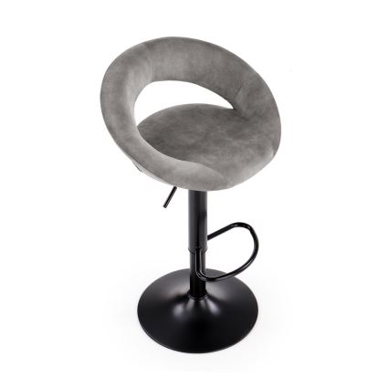 Barová stolička 100x48 cm šedá/antracit