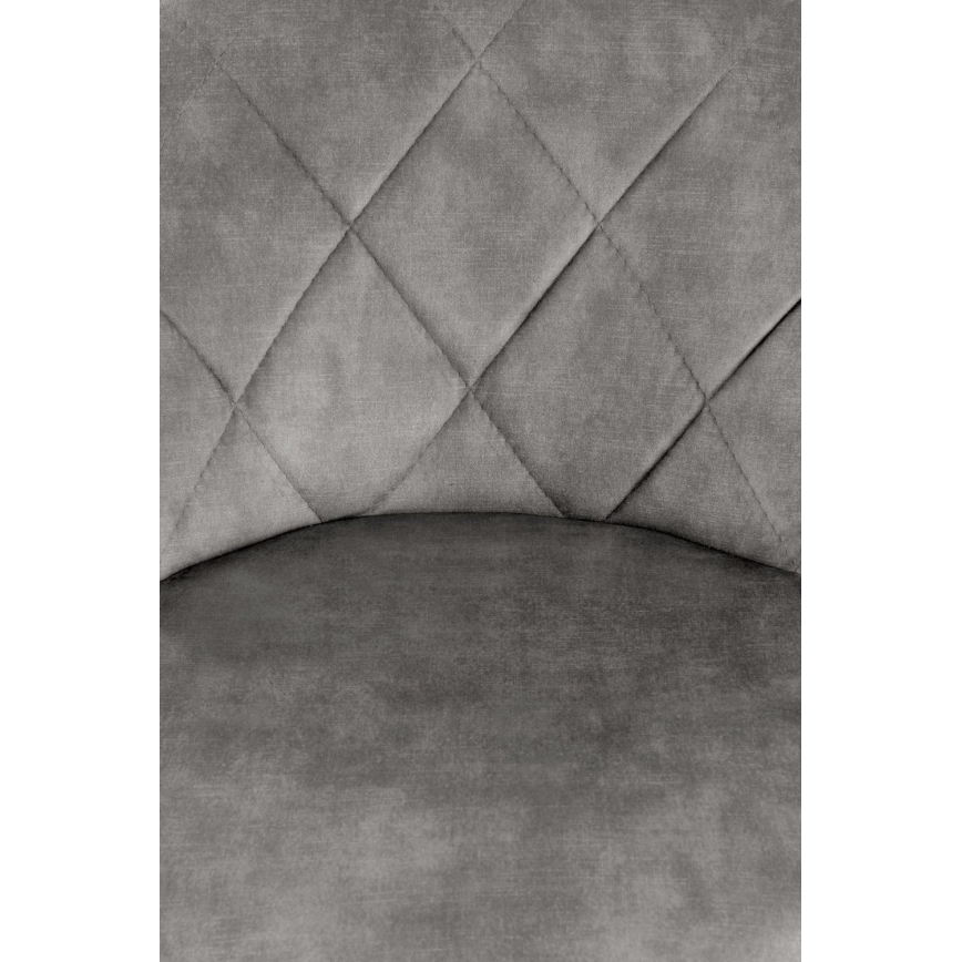 Barová stolička 106x47 cm šedá/čierna