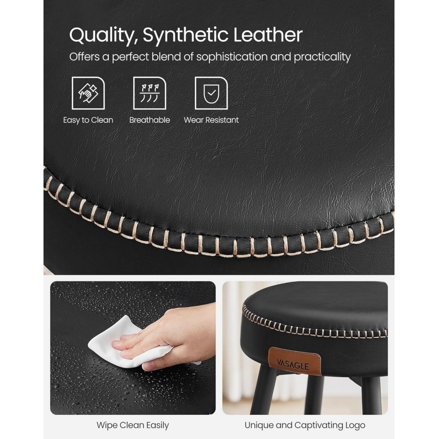 Barová stolička LIOR čierna